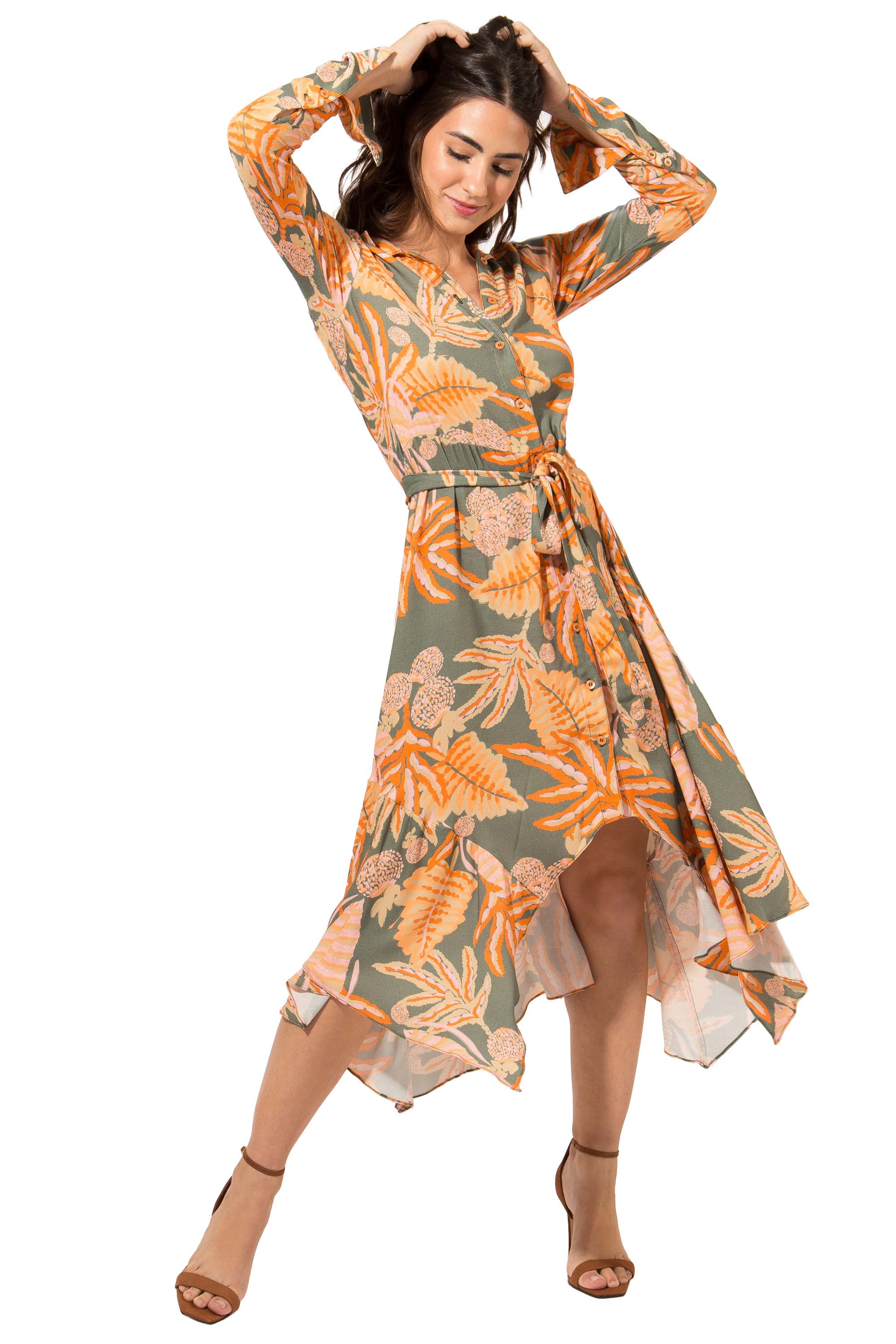 Salvia Botânica Dress - MAMÉDIO